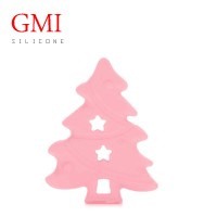 wholesale food grade christmas baby gift soft silicone baby teether funny baby teether