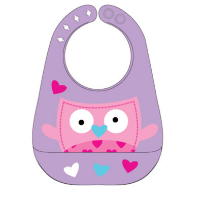 Eco-friendly soft touch custom made silicone baby bib adjustable baby bib